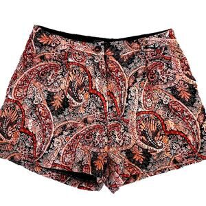 🎉Last Chance🎉Cider Women's Floral Print Quilted High-Waisted Shorts - Size L